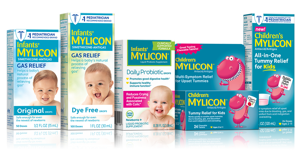 Mylicon Infants' and Mylicon Children's products.