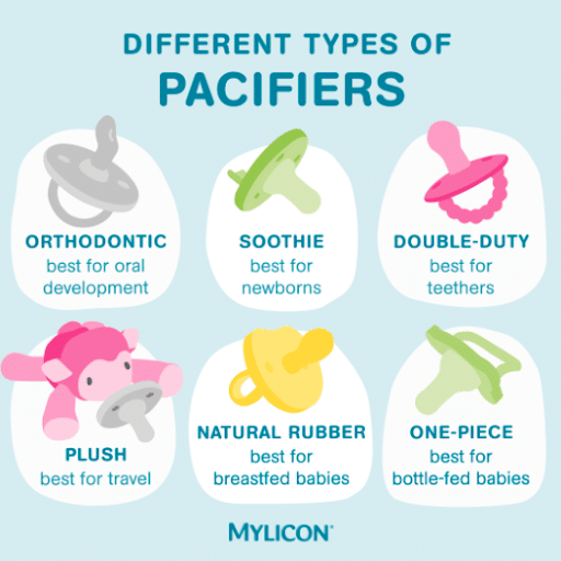 Discover the pros and cons of a pacifier, including different types of pacifiers